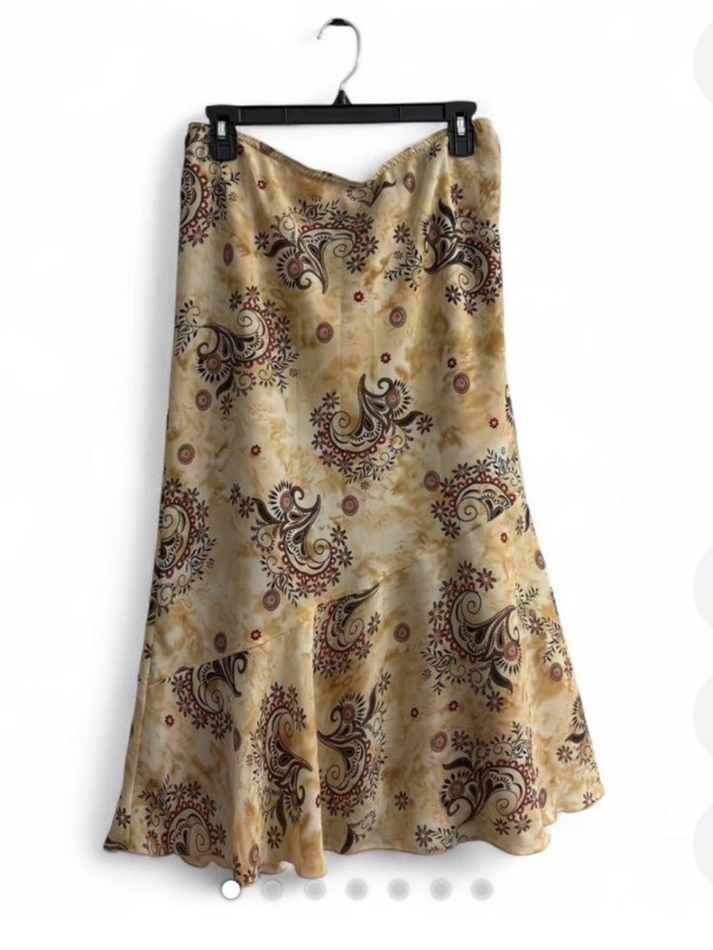 boho y2k paisley maxi skirt (brand Abria by d.p. altamante)